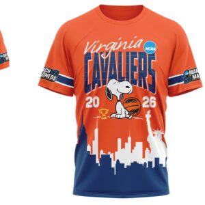 Virginia Cavaliers Snoopy March Madness 2026 NCAA Let The Madness Begin NFL Shirt Virginia Cavaliers Snoopy March Madness 2026 NCAA Let The Madness Begin NFL Shirt