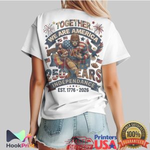 Washington Commanders 250 Years Independence Est 1776 T Shirt