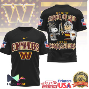 Washington Commanders Armor Of God Snoopy Charlie Brown Shirt Washington Commanders Armor Of God Snoopy Charlie Brown Shirt