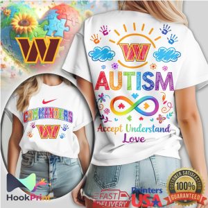 Washington Commanders Autism Awareness Neurodiversity NFL Apparel