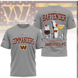 Washington Commanders Bartender Lifestyle NFL Fan T Shirt
