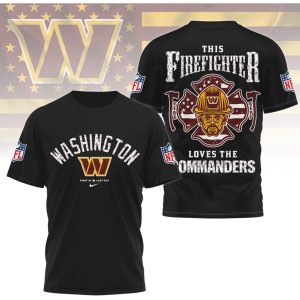 Washington Commanders Firefighter Patriotic NFL Hero Collection First Responder Burgundy T Shirt Washington Commanders Firefighter Patriotic NFL Hero Collection First Responder Burgundy T Shirt
