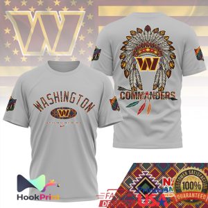 Washington Commanders Native American Heritage Month Tribal Graphic T Shirt