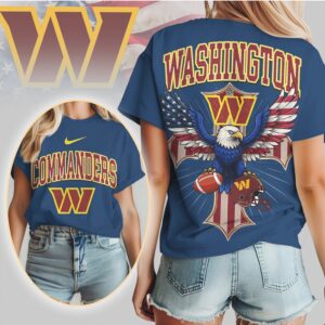 Washington Commanders Patriotic American Eagle Flag NFL Football T Shirt Washington Commanders Patriotic American Eagle Flag NFL Football T Shirt
