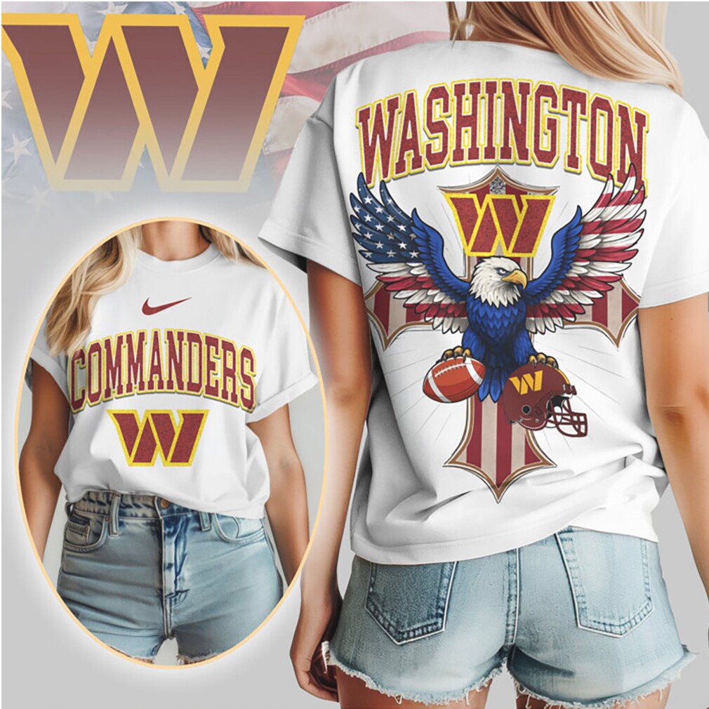 Washington Commanders Patriotic American Eagle Flag NFL Football T Shirt Washington Commanders Patriotic American Eagle Flag NFL Football T Shirt