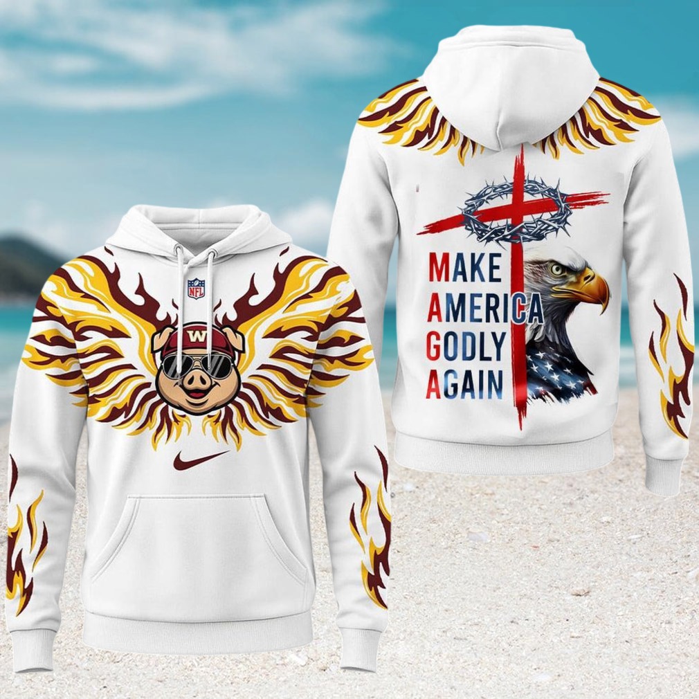 Washington Commanders Redskins MAGA Hoodie Make America Godly Again Patriot Hoodie Washington Commanders Redskins MAGA Hoodie Make America Godly Again Patriot Hoodie
