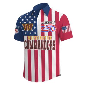 Washington Commanders USA 250th Anniversary Semiquincentennial Patriotic Shirt