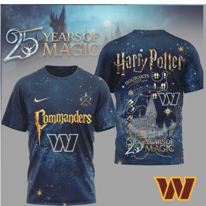 Washington Commanders x Harry Potter 25th Anniversary Shirt