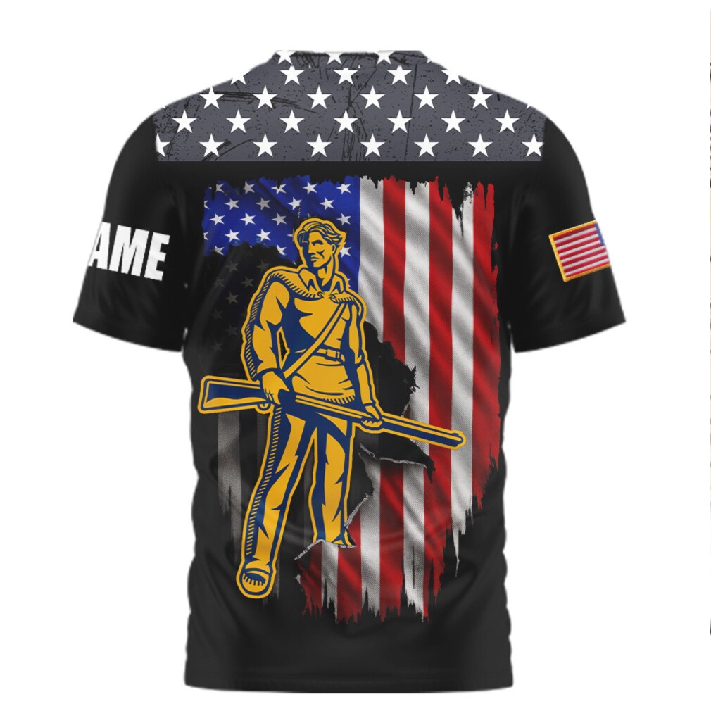 West Virginia Mountaineers Custom Name We The People US Flag T Shirt West Virginia Mountaineers Custom Name We The People US Flag T Shirt