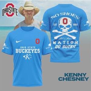 Kenny Chesney No Shoes Nation x Ohio State Buckeyes Go Bucks T Shirt Kenny Chesney No Shoes Nation x Ohio State Buckeyes Go Bucks T Shirt
