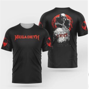 Megadeth Forever Vic Rattlehead Tombstone Apparel Shirt