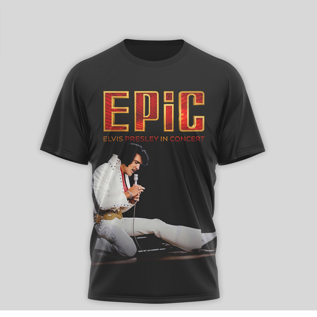 Elvis Presley In Concert “Expressing Myself When I Move” Quote Graphic T Shirt Elvis Presley In Concert “Expressing Myself When I Move” Quote Graphic T Shirt