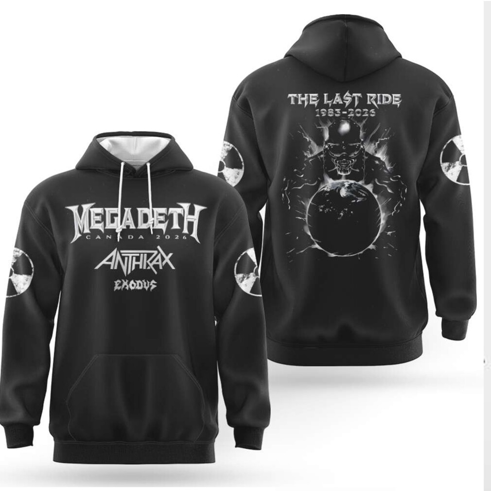Megadeth Anthrax Exodus The Last Ride 1983 2025 Tour Shirt Megadeth Anthrax Exodus The Last Ride 1983 2025 Tour Shirt
