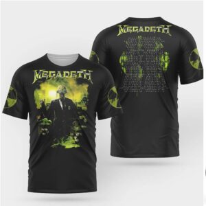 Megadeth Peace Sells But Who's Buying Nuclear Green Tour Shirt
