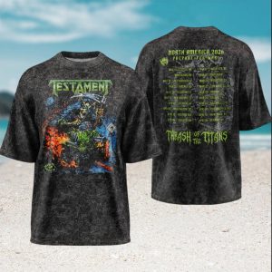 Testament Thrash of the Titans North America 2026 Tour T Shirt Testament Thrash of the Titans North America 2026 Tour T Shirt