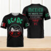 AC DC PWR UP Latin America Tour 2026 Mexico Stadium Fan T Shirt AC DC PWR UP Latin America Tour 2026 Mexico Stadium Fan T Shirt