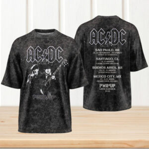AC DC Latin America Tour 2026 Sao Paulo Santiago Buenos Aires Vintage Retro Fans T Shirt AC DC Latin America Tour 2026 Sao Paulo Santiago Buenos Aires Vintage Retro Fans T Shirt