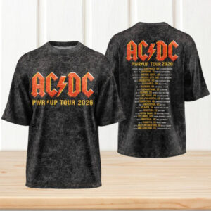 AC DC PWR UP Tour 2026 North American Stadium Dates Vintage Retro Rock Fans T Shirt AC DC PWR UP Tour 2026 North American Stadium Dates Vintage Retro Rock Fans T Shirt