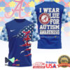 Oregon Ducks NCAA Autism Awareness Puzzle Piece Blue Supporters Fans T Shirt Oregon Ducks NCAA Autism Awareness Puzzle Piece Blue Supporters Fans T Shirt