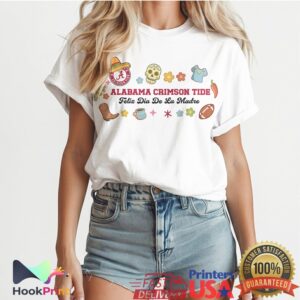 Alabama Crimson Tide Feliz Dia De La Madre Coqueta Chingona Rose Women T Shirt