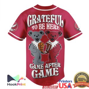 Alabama Crimson Tide Grateful Dead Game After Game Baseball Jersey