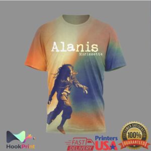 Alanis Morissette 2026 World Tour Vintage Portrait Retro Style Music Fans Concert Summer T Shirt