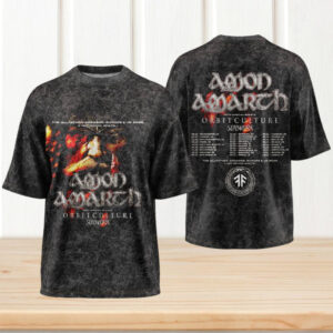 Amon Amarth The Allfather Awakens Europe UK Tour 2026 Vintage Acid Wash Men Fans T Shirt Amon Amarth The Allfather Awakens Europe UK Tour 2026 Vintage Acid Wash Men Fans T Shirt