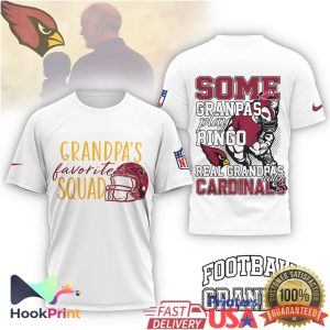 Arizona Cardinals Grandpa's Favorite Squad Real Grandpas Watch Cardinals T Shirt
