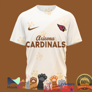 Arizona Cardinals International Cat Day 2026 Retro Style Football Fans Men Women T Shirt