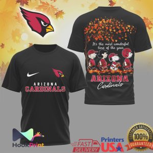 Arizona Cardinals Snoopy Charlie Brown Fall Most Wonderful Time Of The Year Shirt Arizona Cardinals Snoopy Charlie Brown Fall Most Wonderful Time Of The Year Shirt