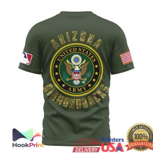 Arizona Diamondbacks Military Appreciation Night US Army T Shirt