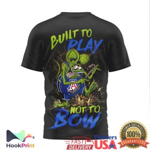 Arizona Wildcats Built To Play Not To Bow Ripped Mascot Graphic T Shirt