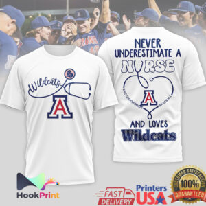 Arizona Wildcats Never Underestimate A Nurse Who Understands Baseball Women’s Fan 2026 T Shirt Arizona Wildcats Never Underestimate A Nurse Who Understands Baseball Women’s Fan 2026 T Shirt