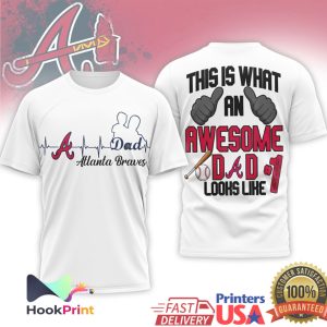 Atlanta Braves Awesome Dad This Is What An Awesome D D Looks Like T Shirt Atlanta Braves Awesome Dad This Is What An Awesome D D Looks Like T Shirt