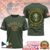 Grateful Dead x Green Bay Packers Dancing Bear NFL Mashup T Shirt Grateful Dead x Green Bay Packers Dancing Bear NFL Mashup T Shirt