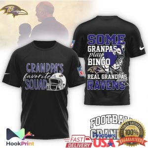 Baltimore Ravens Grandpa’s Favorite Squad Real Grandpas Watch Ravens T Shirt Baltimore Ravens Grandpa’s Favorite Squad Real Grandpas Watch Ravens T Shirt