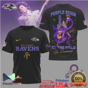 Baltimore Ravens Prince Purple Reign On The Field T Shirt