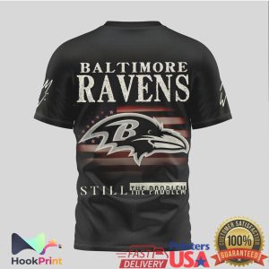 Baltimore Ravens Still The Problem Western Bull Skull Black T Shirt Baltimore Ravens Still The Problem Western Bull Skull Black T Shirt