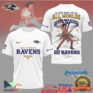 Baltimore Ravens x Van Halen Best Of All Worlds T Shirt Baltimore Ravens x Van Halen Best Of All Worlds T Shirt