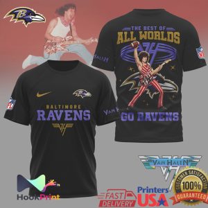 Baltimore Ravens x Van Halen Best Of All Worlds T Shirt