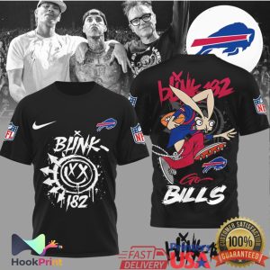 Blink 182 x Buffalo Bills Mashup Punk Rock NFL Fan T Shirt Blink 182 x Buffalo Bills Mashup Punk Rock NFL Fan T Shirt