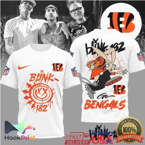 Blink 182 x Cincinnati Bengals NFL Mashup Graphic T Shirt