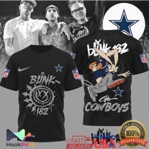 Blink 182 x Dallas Cowboys Mashup Punk Rock NFL Fan T Shirt Blink 182 x Dallas Cowboys Mashup Punk Rock NFL Fan T Shirt