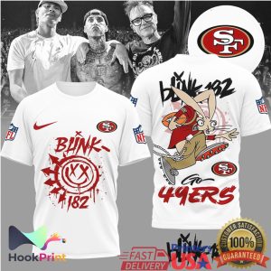 Blink 182 x San Francisco 49ers NFL Mashup Graphic T Shirt