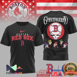 Boston Red Sox x Grateful Dead Dancing Bears MLB T Shirt Boston Red Sox x Grateful Dead Dancing Bears MLB T Shirt
