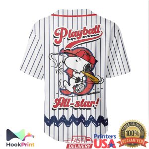 Boston Red Sox x Peanuts Snoopy Playball Baseball Jersey Boston Red Sox x Peanuts Snoopy Playball Baseball Jersey
