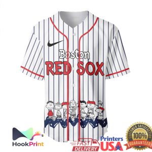 Boston Red Sox x Peanuts Snoopy Playball Baseball Jersey
