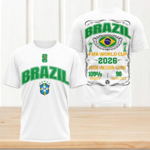 Brazil FIFA World Cup 2026 Football CBF Brasil Soccer T Shirt