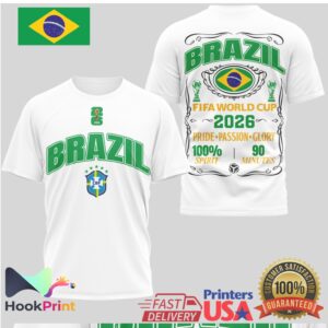 Brazil National Team FIFA World Cup 2026 Pride Passion Glory Men Women T Shirt