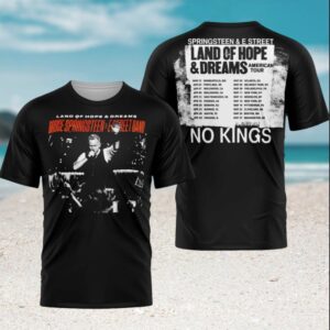 Bruce Springsteen E Street Band Land Of Hope Dreams American Tour 2026 T Shirt